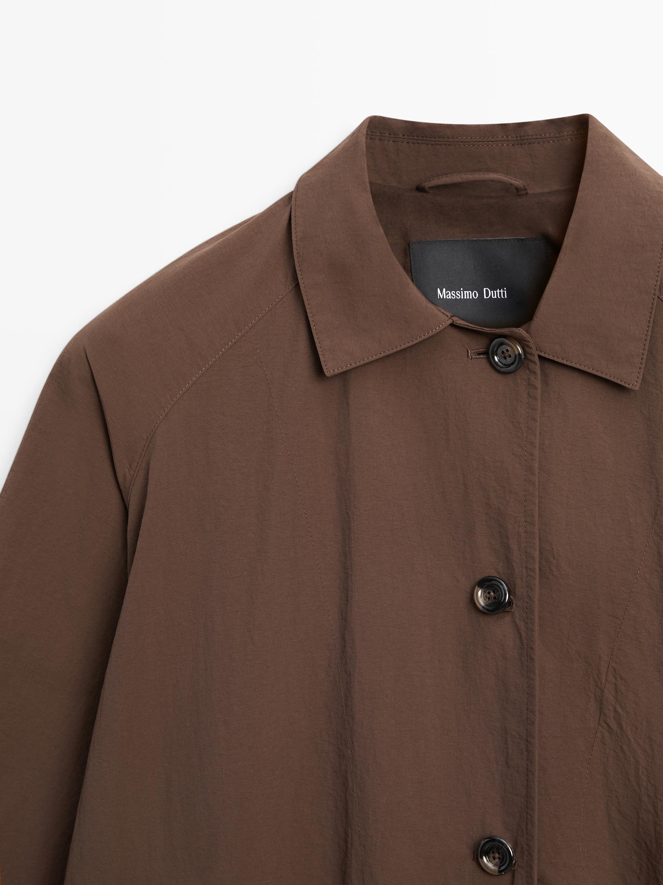Trench cape détail col oversize
